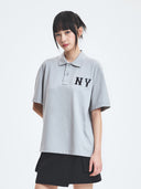 Basic Coopers Logo Over Fit Polo T-shirt