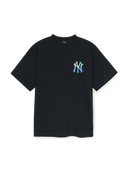 Basic Color Letter Megaover Fit T-shirt