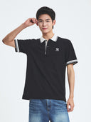 Basic Collar Point Comfortable Fit Polo T-shirt