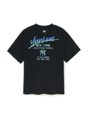 Basic Color Letter Megaover Fit T-shirt