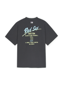 Basic Color Letter Megaover Fit T-shirt