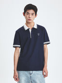 Basic Collar Point Comfortable Fit Polo T-shirt