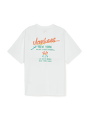 Basic Color Letter Megaover Fit T-shirt