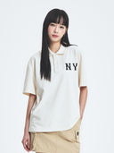 Basic Coopers Logo Over Fit Polo T-shirt