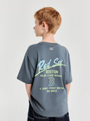 Basic Street Gradation Lettering T-shirt