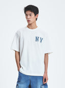 Basic Coopers Denimlike Logo Overfit T-shrts