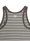 Women's Stripe Sleeveless T-shirt