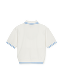 Women's Basic Crop Polo T-shirt