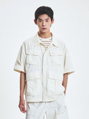 Gorpcore Ripstop Multi Pocket Short Sleeve Shirt