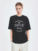 Varsity Vintage Color Graphic Over Fit T-shirt