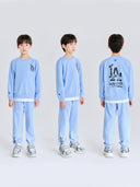 Street Logo Layered Sweatshirt Set