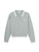 Women's New Year Polo Knit Pullover