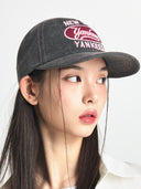 Varsity Vintage Oval Stitch Cursive Unstructured Ball Cap