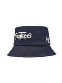 Vintage Denim Curve Logo Bucket Hat