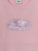 Vintage Monogram Girl's Cropped T-shirt
