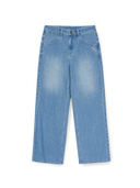 Women's Varsity Logo Wide Denim Pants