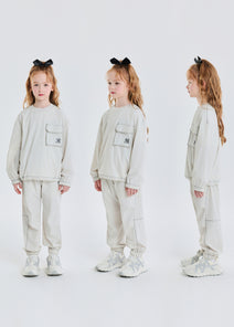 Basic Outdoor Woven Sweatshirt Set