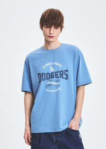 Varsity Vintage Color Graphic Over Fit T-shirt