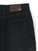 Women's Basic Cargo Denim Long Skirt