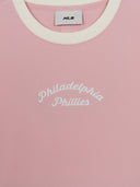 Women's Sportive Lettering Slim Crop Ringer T-shirts