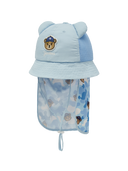 Mega Bear Friends Neck Flap Mesh Dome Hat