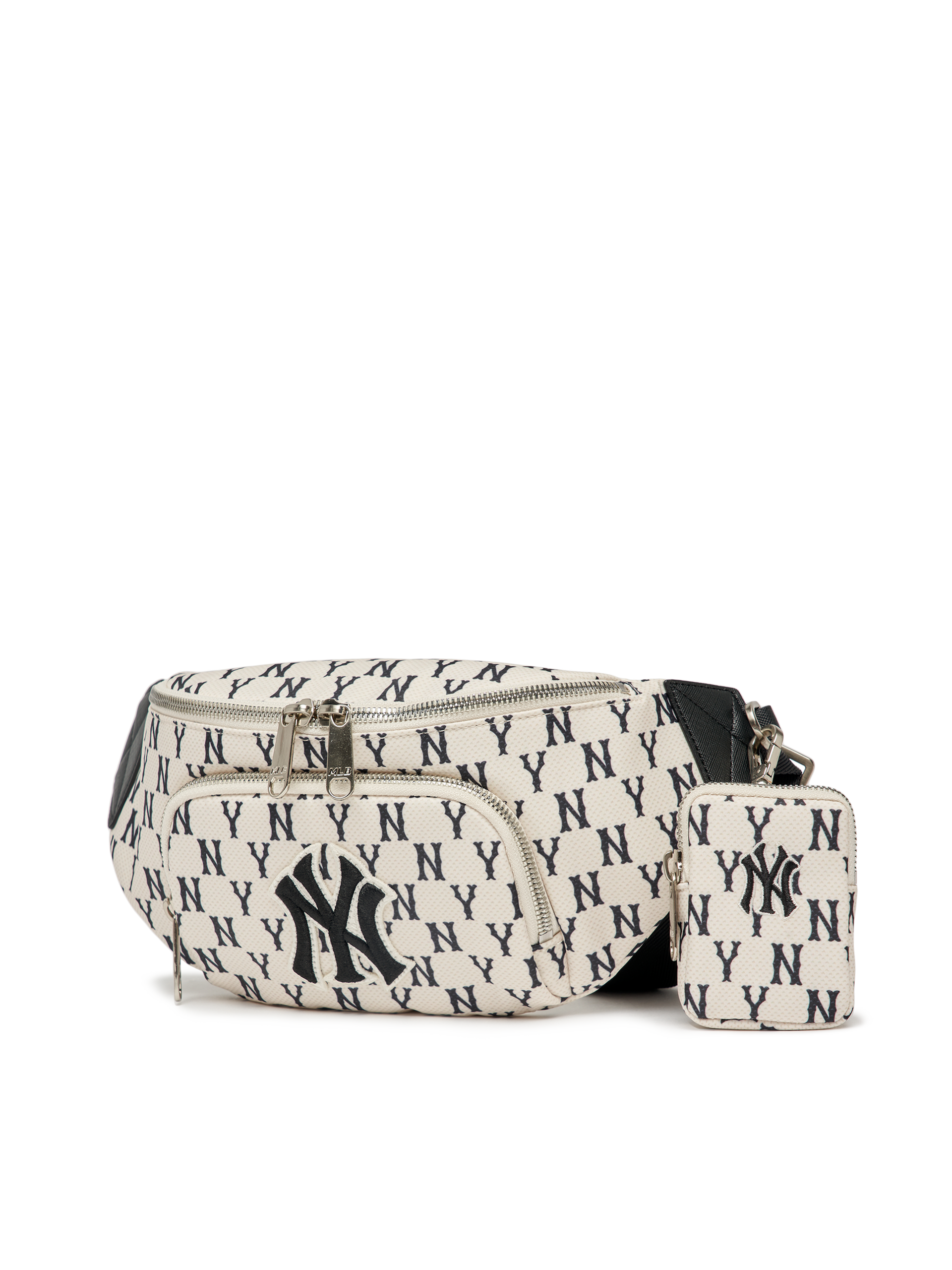 ★MLB Korea★ Classic Monogram Hip Sack B DBrown 3AHSM012N-4 Monogram Hip Sack – MLB