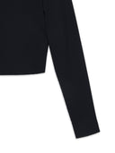 Women's Basic Slim Ribbed Crop Long Sleeve T-shirts