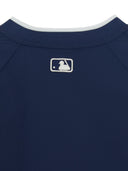 Sportive Varsity Woven Mesh Blocking T-shirt