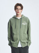 Varsity Vintage Graphic Mega Overfit Hood Zip Up