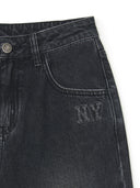 Women's Basic Wide Denim Pants