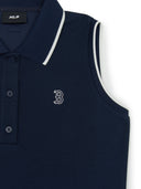 Women's Varsity Slim Fit Collar Sleeveless Ops