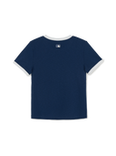 Women's Varsity Lettering Slim Slub Ringer T-Shirts
