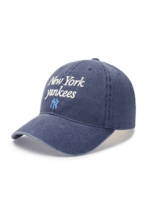 Varsity Lettering Washing Unstructured Ball Cap