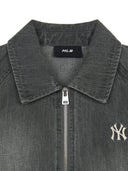 Women's Varsity Logo Cropped Zip Up Jacket