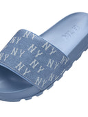 Mounder Denim Monogram Slide