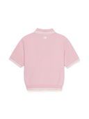Women's Basic Crop Polo T-shirt