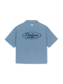 Varsity Vintage Cursive Short Sleeve Work Shirt