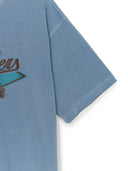 Varsity Vintage Washing Graphic Mega Over Fit T-shirt