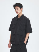 Gorpcore Ripstop Multi Pocket Short Sleeve Shirt