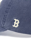 Vintage Damage Curve Logo Unstructured Ballcap
