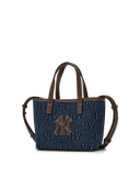 Classic Monogram Denim Embo Mini Cross Bag