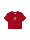 Women's Basic Coopers Slim Crop T-Shirt