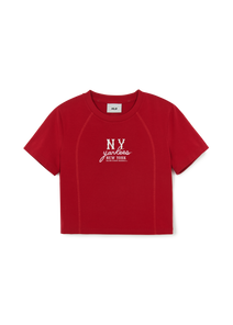 Women's Basic Coopers Slim Crop T-Shirt