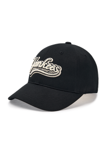 Varsity Cursive Fluffy Logo Unstructured Ball Cap