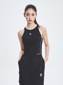 Women's Basic Small Logo Crop Top