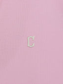 Women's Basic Slim Fit Crop Open Collar Polo T-Shirts