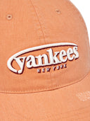 Vintage Demage Curve Logo Unstructured Ballcap