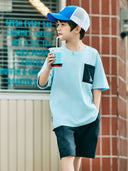 [cool Field] Basic Outdoor Mesh Pocket T-shirt Set
