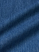 Basic Damaged Mega Logo Denim Shirts
