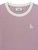 Women's Basic Small Logo Ringer T-Shirts